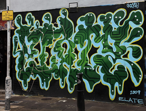 Elate graffiti, Brick Lane