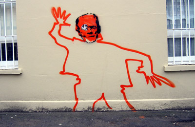 Frankenstein graffiti