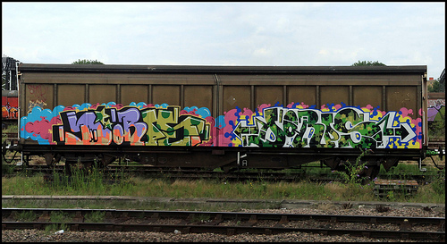 Dorps freight graffiti
