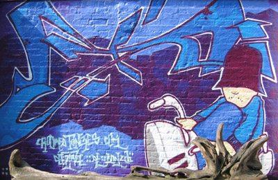 Graffiti outside Cargo, Shoreditch