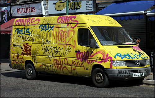 graffiti van