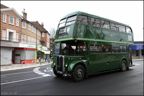 Green Line RT bus in Acton