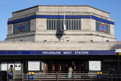 Hounslow West Art Deco Tube Station