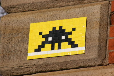 Space Invader near Vinopolis