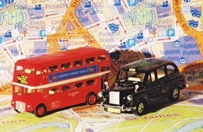 London Bus and Taxi