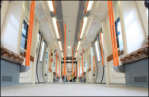 London Overground's train interior