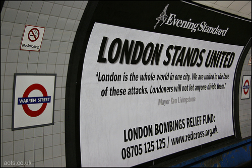 Evening Standard _ London Stands United poster