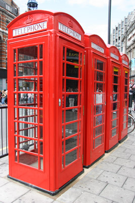 British / London Telephone boxes