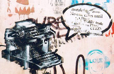 Pablo Fiasco typewriter