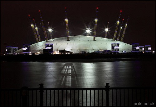 Millennium Dome at bight