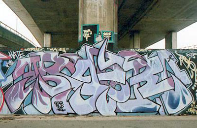 Sparay Can Art Graffiti in Feltham, West London