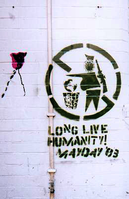 Mayday 2003 stencil