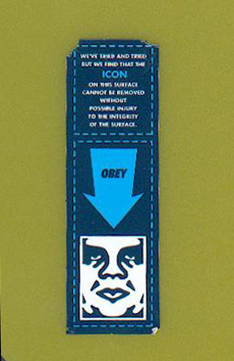 Obey Graffiti London sticker