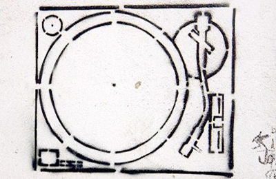 record deck stencil