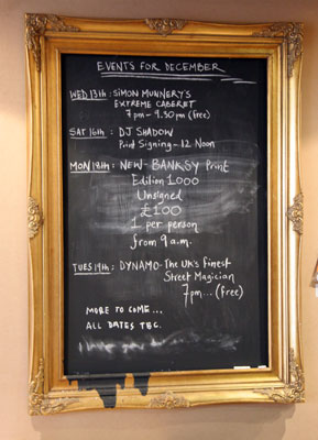 Santa's Ghetto 2006 blackboard