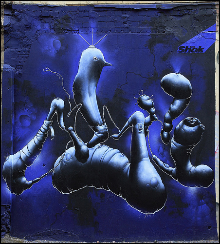 Shok_1 A, B and C graffiti