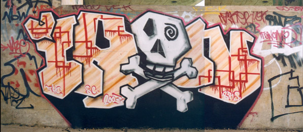 Vaze graffiti