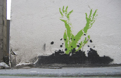 Stencil graffiti