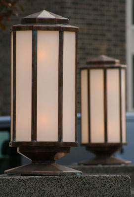 Wallis House, Art Deco Lamps