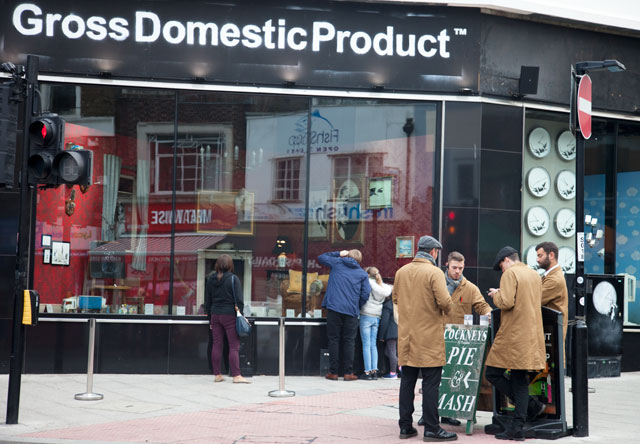 Banksy Gross Domestic Product store