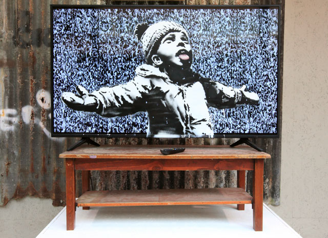 Banksy Ultra HD TV