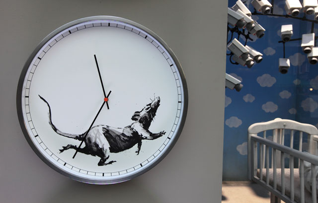 Banksy clock