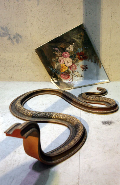 Banksy frame snake