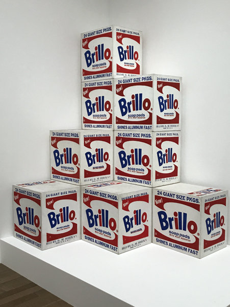 Andy Warhol - White Brillo Boxes