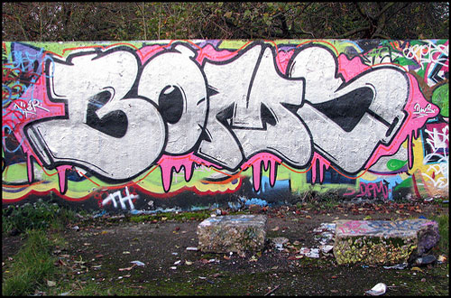 Boms graffiti
