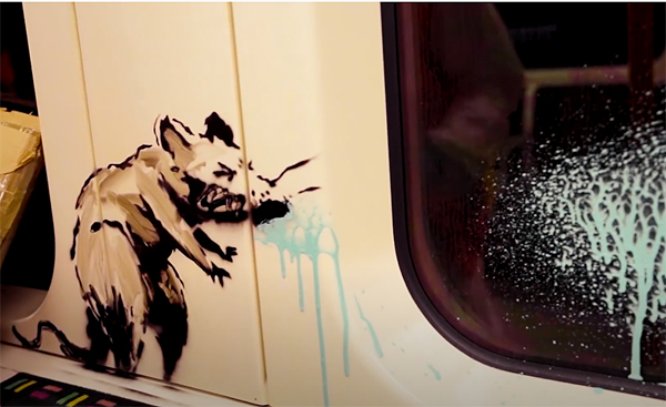 Banksy Tube rat
