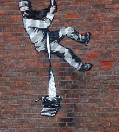 Banksy Oscar Wilde Reading Prison