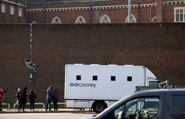 Banksy at Reading Prison