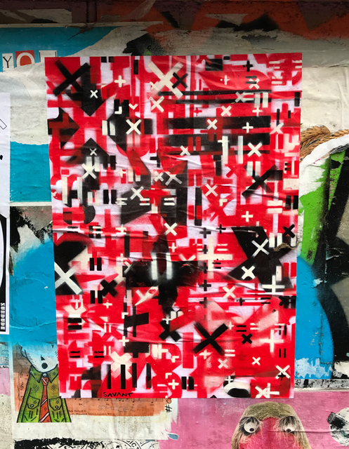 Savant layered stencil paste up