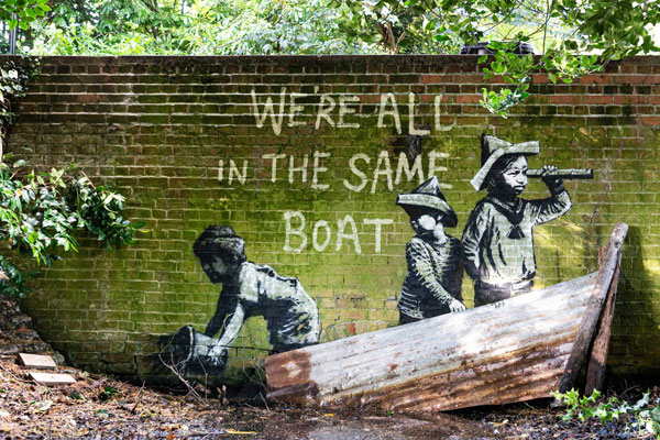 Banksy boat