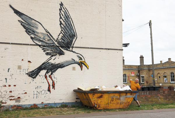 Banksy seagull