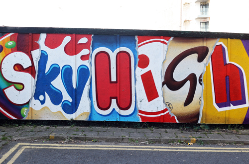 Skyhigh graffiti