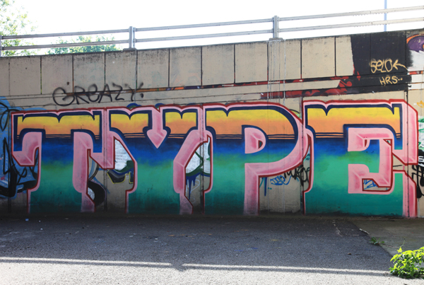 Type graffiti, hanworth