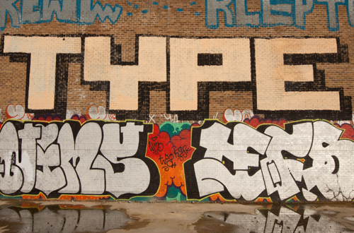 Type graffiti