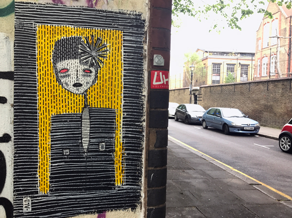 Alo street art, Bethnal Green