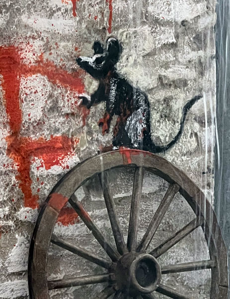 Banksy's model village house rat