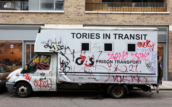 Dr' D's Tories In Transit van
