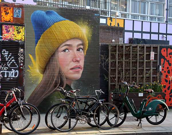Woskerski graffiti - With Ukraine