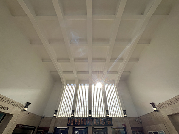 Surbiton Station ceiling