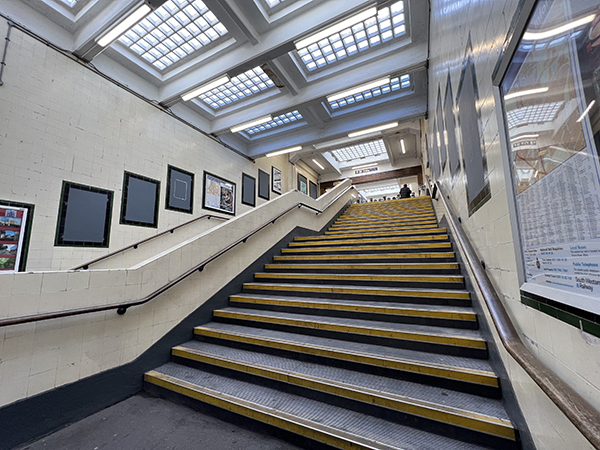 Surbiton station stairs