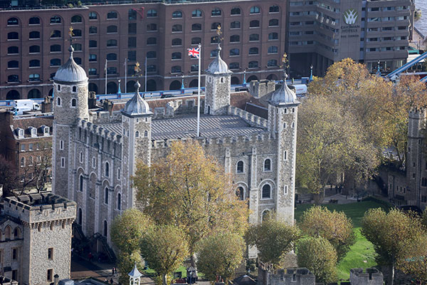Tower of London from Sky Garden
