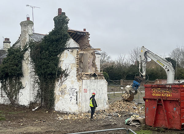 Banksy demolition of morning is broken
