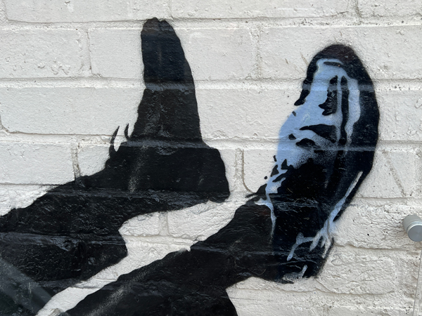 Banksy Margate feet