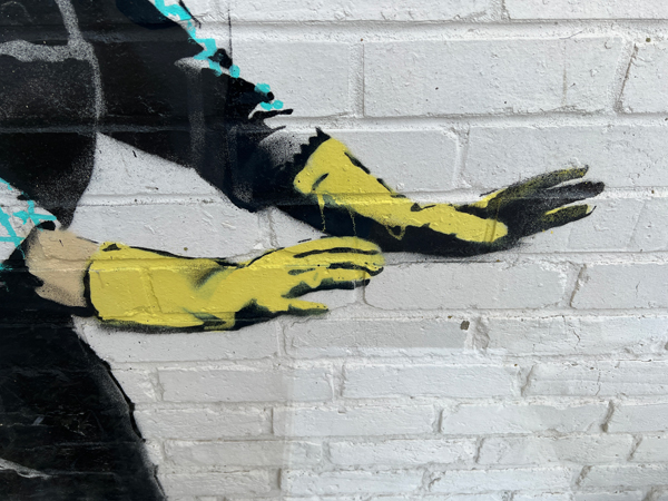Banksy Margate Gloves