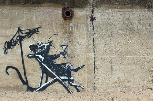 Recent Banksy art