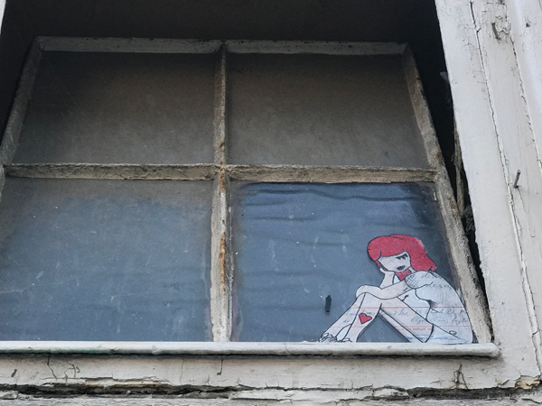 C3 - small paste up in a window
